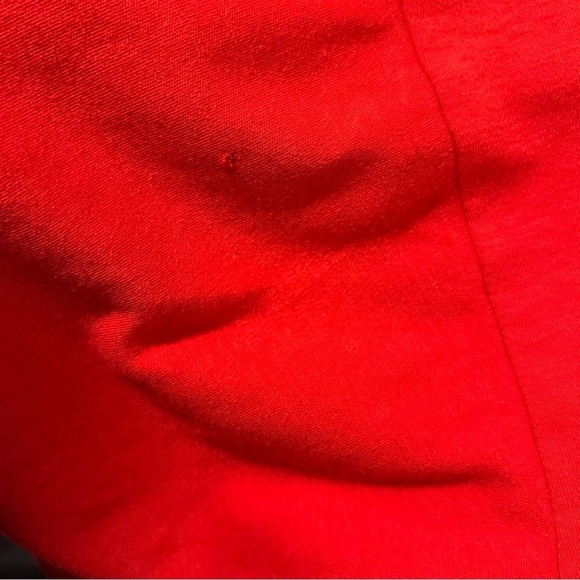 Vintage IB DIFFUSION Artsy Red Large Women Scoop Neck Blouse Embellished Cotton - Picture 10 of 10